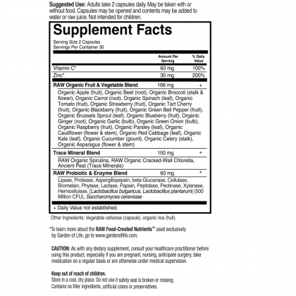 Garden of Life: Raw Zinc