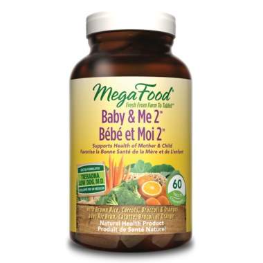 MegaFood: Baby & Me 2 Prenatal 60 tablets