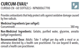 Designs for Health: Curcum-Evail 60 softgels