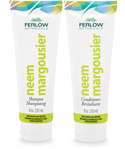 Ferlow Botanicals: Neem Shampoo and Conditioner Combo