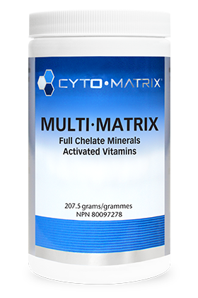 Cyto-Matrix: Multi-Matrix Full Chelate Minerals 207.5 grams
