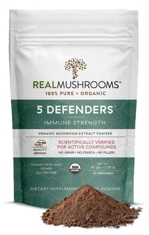 Real Mushrooms: 5 Defenders Powder 45g