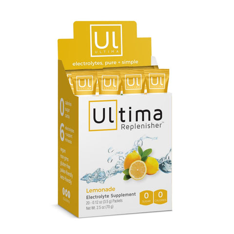 Ultima Replenisher Electrolyte Powder - lemonade - 20 STICKS