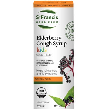 St. Francis: Elderberry Cough Syrup- Kids 120 ml